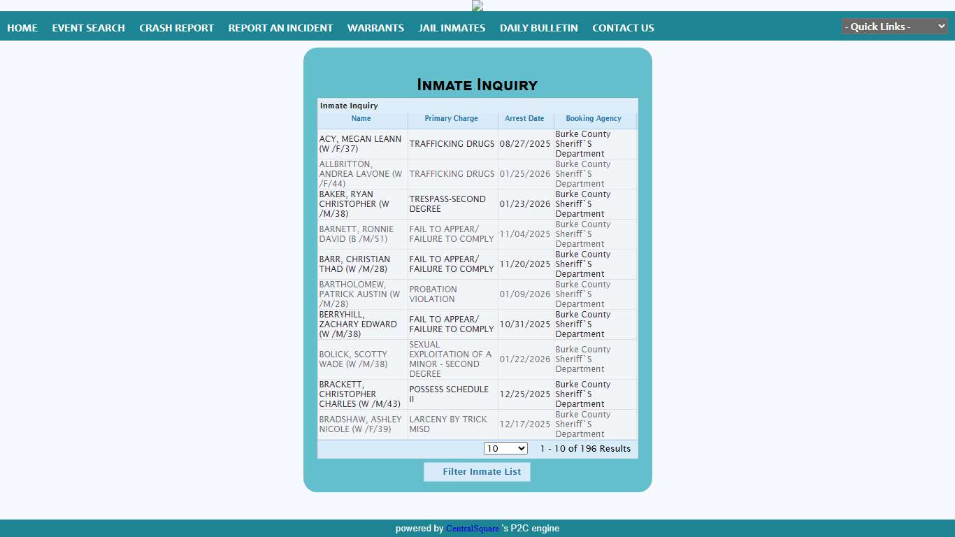 Morganton Department Public Safety P2C